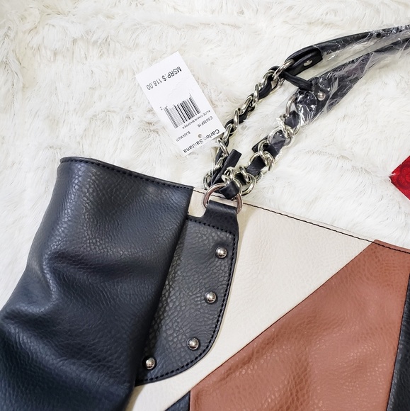 Carlos Santana "Kloe" Patchwork Bag *NWT* - Picture 3 of 7